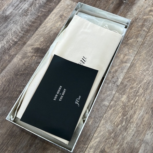 NWT&B! J. Crew Ballet Anya slingback flats with bow - Square Toe - Nude Satin - Picture 4 of 9